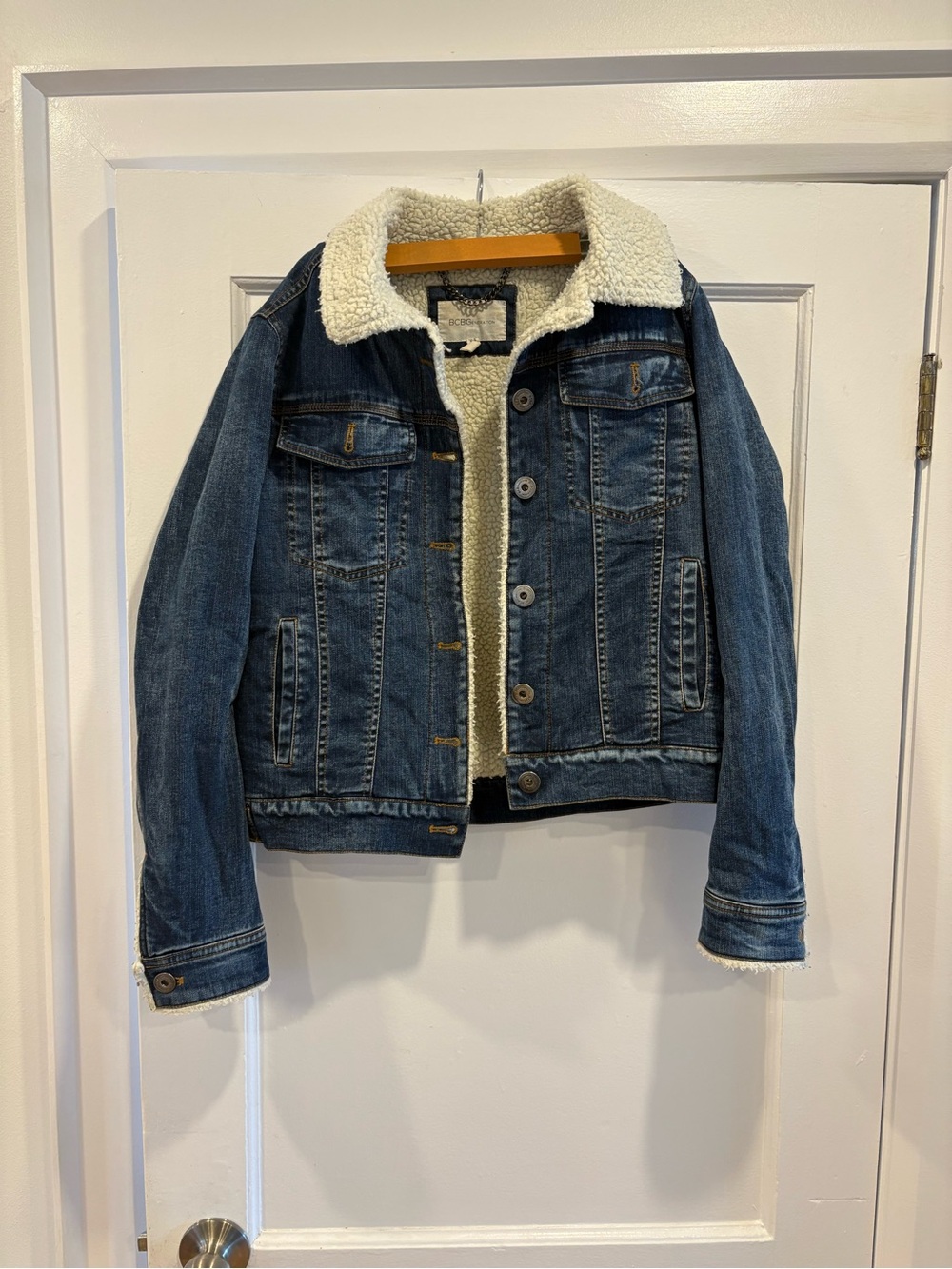 Vintage Sherpa liner BCBG jacket